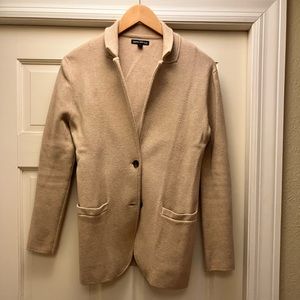 Tan Knit Blazer